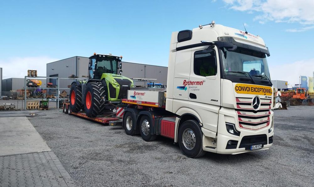 Rothermel Sondertransport – Fahrzeugtransport auf Tieflader